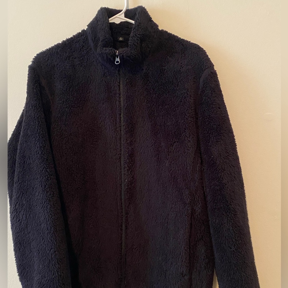Black Uniqlo super soft jacket XS